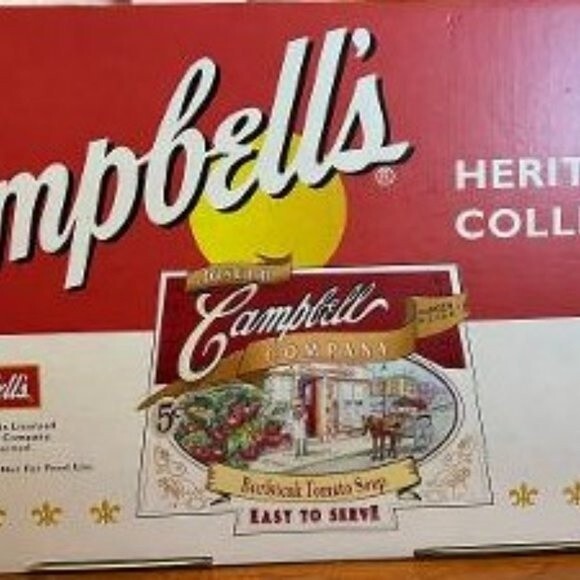Vintage 2004 Campbell's Heritage Collection Collector Plates with Wall Hangers - Picture 4 of 4